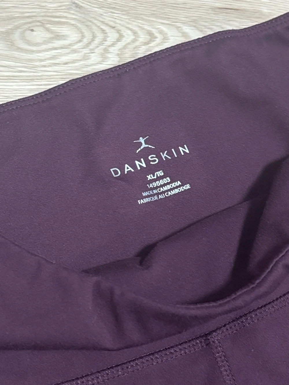 Danskin (XL) Ultra High Ankle Legging Tight with Pockets Midweight Soft Brushed - Picture 7 of 15